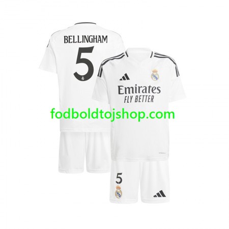 Real Madrid Jude Bellingham 5 Børn Hjemme Fodboldsæt 2024-25 S/S (+ Korte bukser)